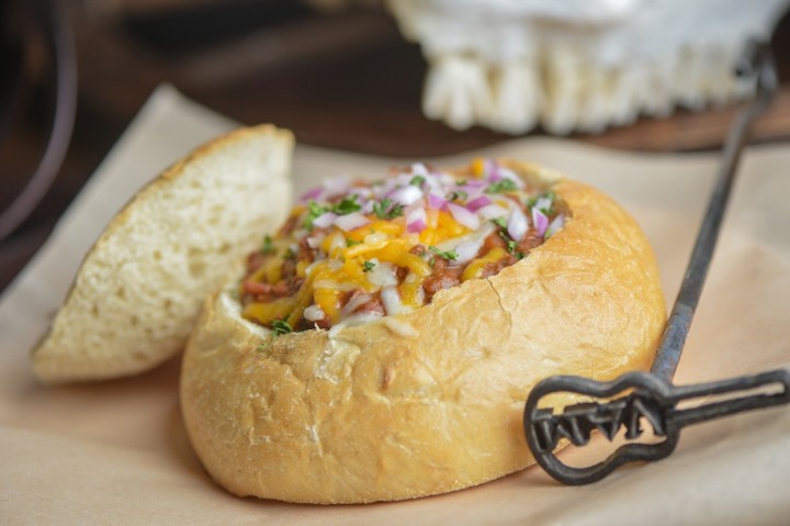 HOUSE CHILI IN BREAD BOWL
