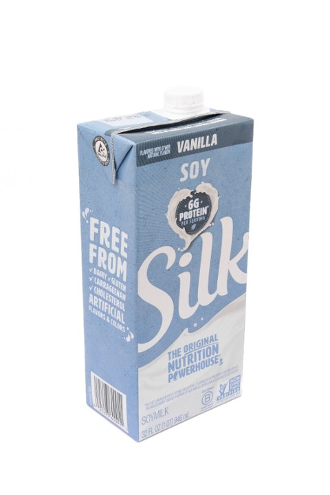 Silk Vanilla Soymilk (1 quart).