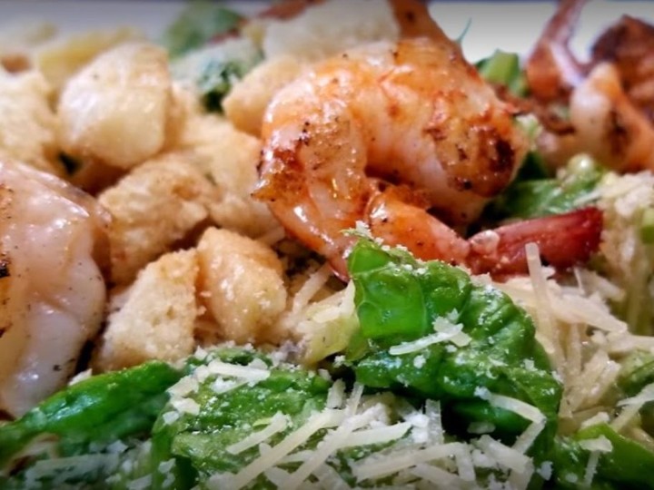 Grilled Shrimp Caesar Salad