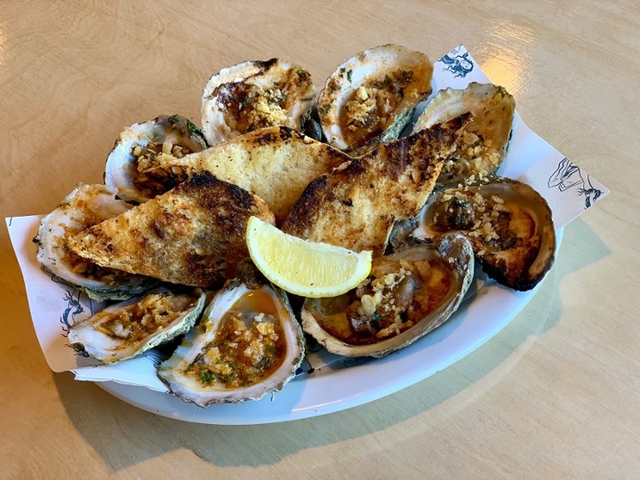 Wood Grilled Oysters