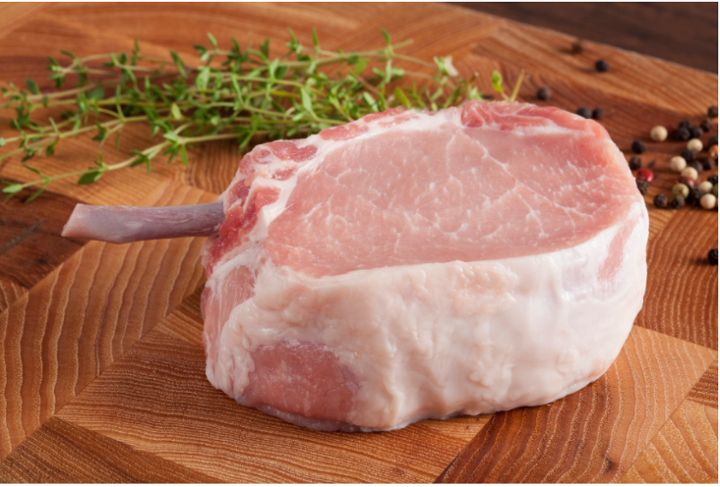 2 x 8oz Pork Chop Bonein Frozen