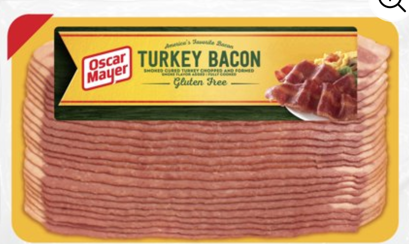 Turkey bacon 12 oz Oscar mayer Frozen