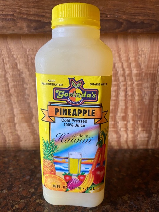Govinda's Pinapple Juice (16 oz.)