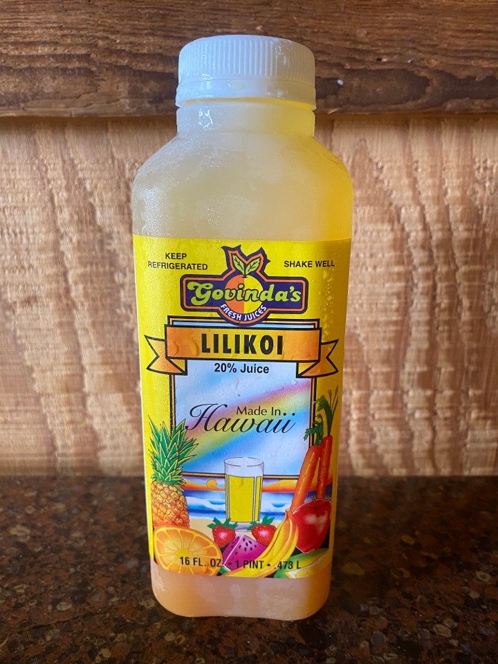 Govinda's Lilikoi Juice