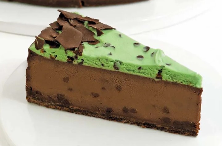 IRISH MINT CHOCOLATE CHEESECAKE