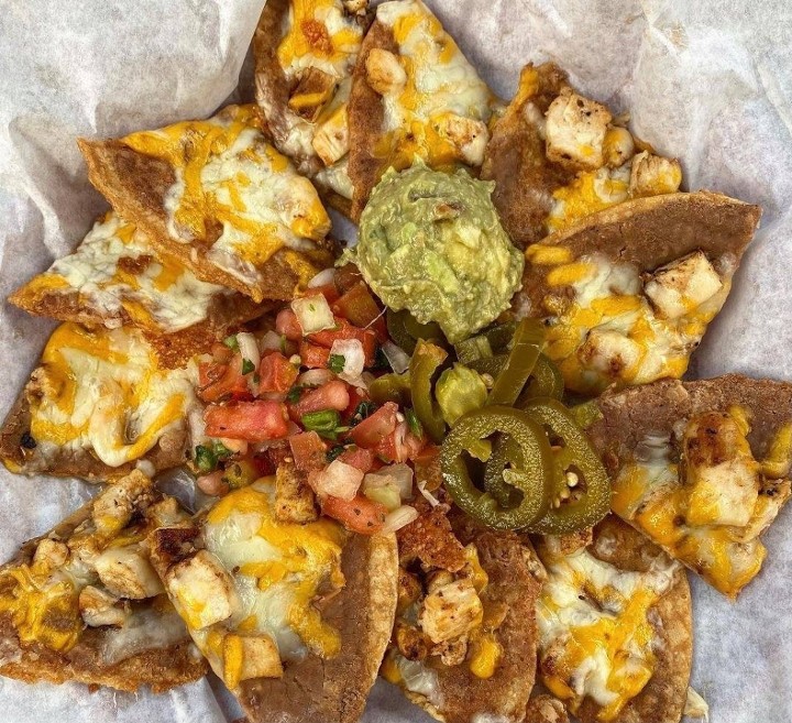 Bean and Cheese Nachos