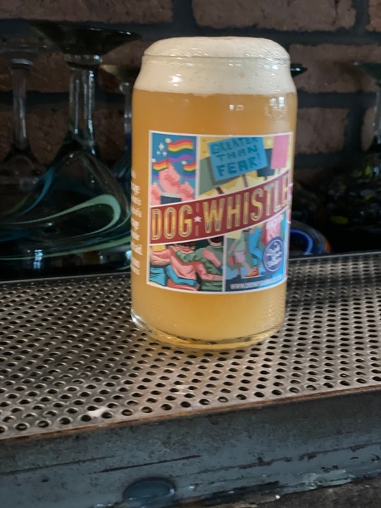 Dog Whistle Hazy IPA Glass