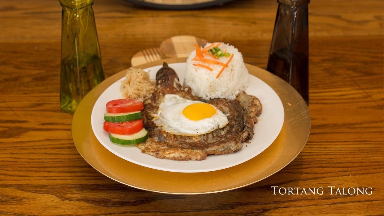 TORTANG TALONG WITH 1 FRIED EGG