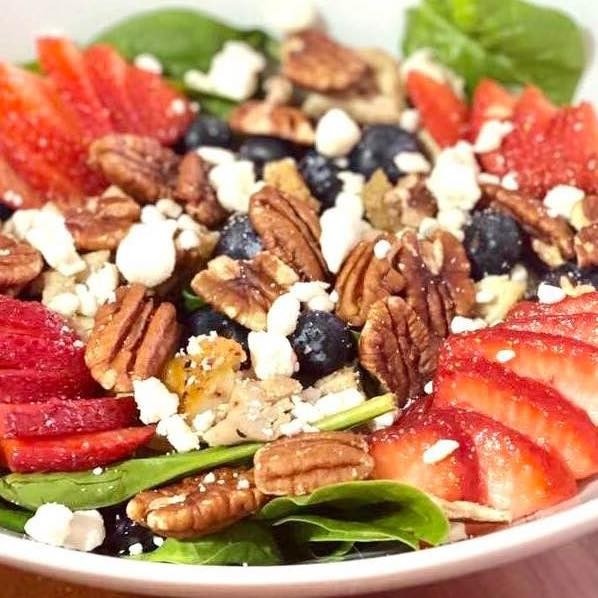 Chicken Berry Feta Salad