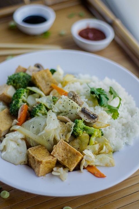 200 Vegetarian Pan Fried Tofu Mix