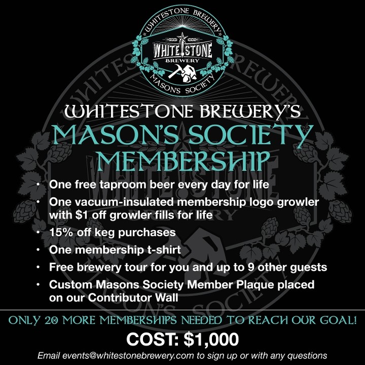 Mason's Society Membership