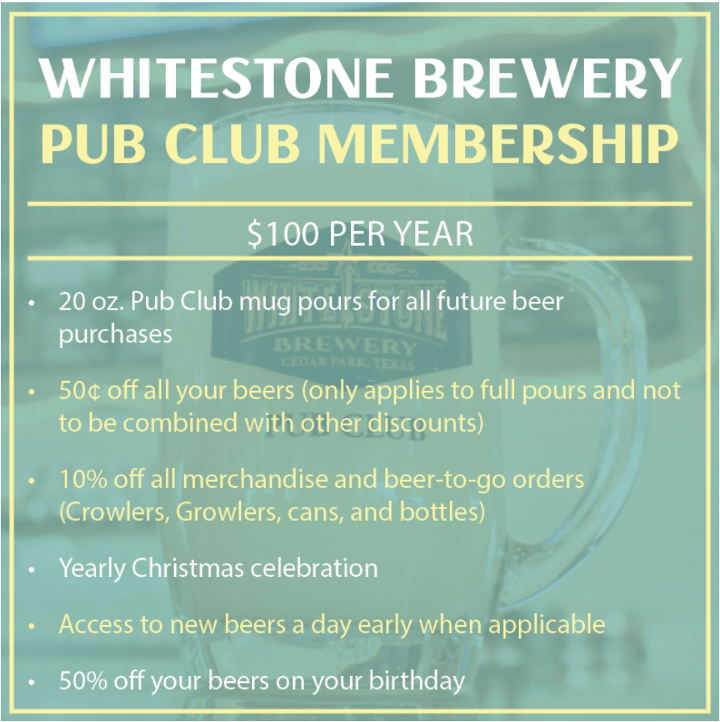 Annual Pub Club Membership