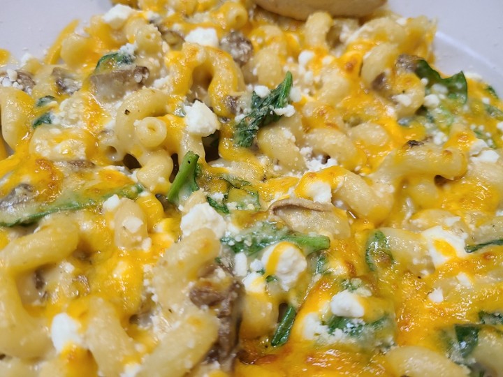 Mushroom & Spinach Mac