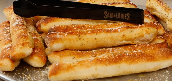 Pan of Bread Sticks (20)