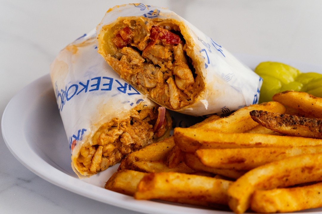 Greek Chicken Wrap
