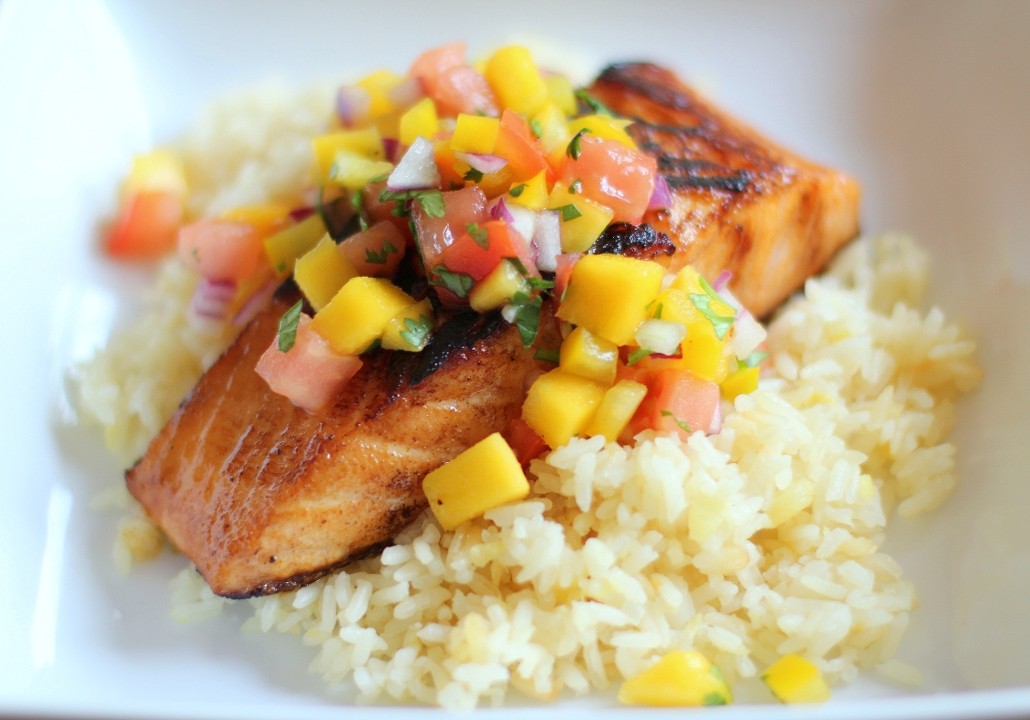 GRILLED SALMON^