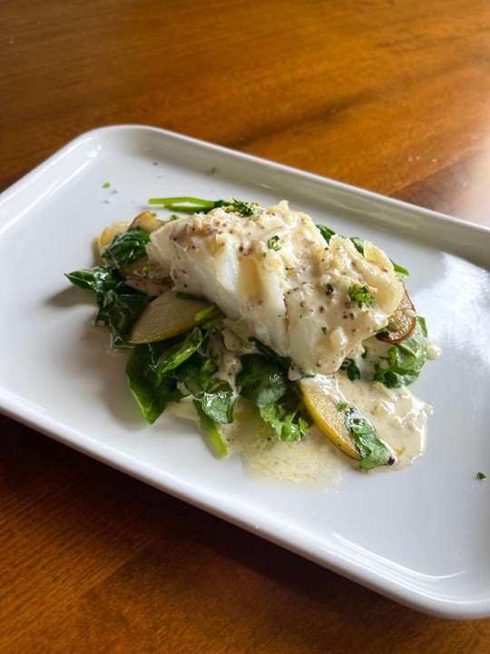 Baked Mustard Cod