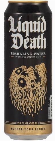 liquid death sparkling water