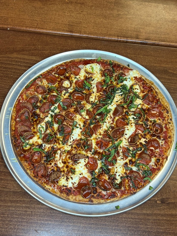 Hot Honey Pepperoni Pizza 14 inch