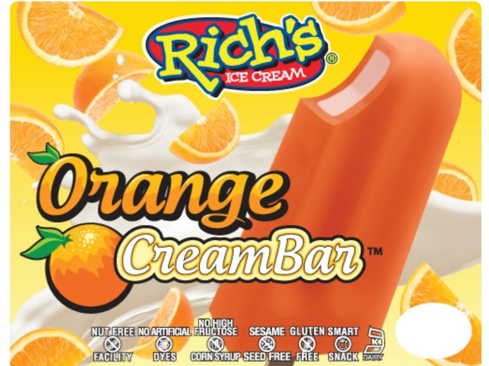 Rich's Orange Cream Bar