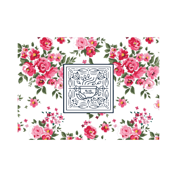 Postcard - TCOL Floral (white)