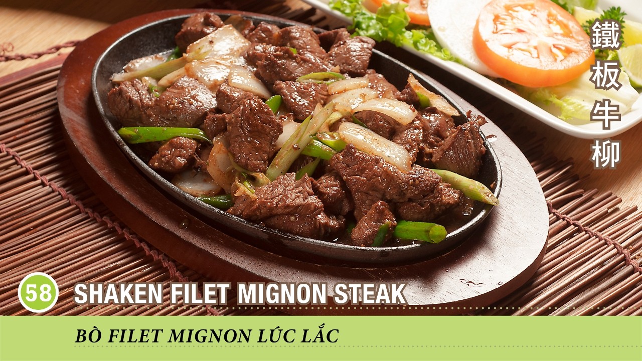 Shaken Filet Mignon Steak