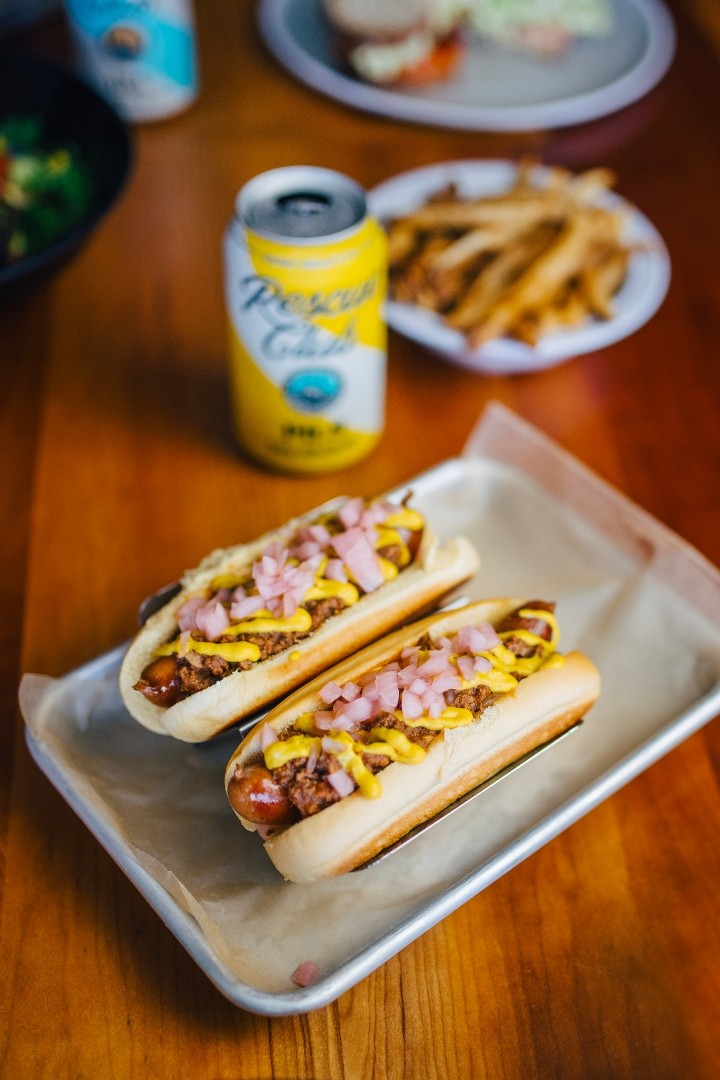 Double Detroit-Style Coney Dogs