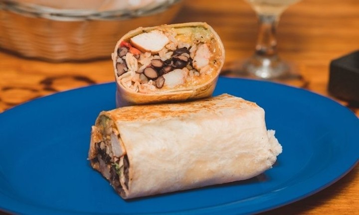 Shrimp & Chicken Burrito