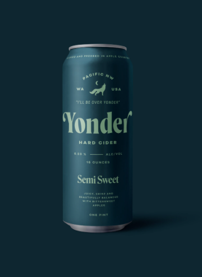 Yonder Semi Sweet Cider 16oz can