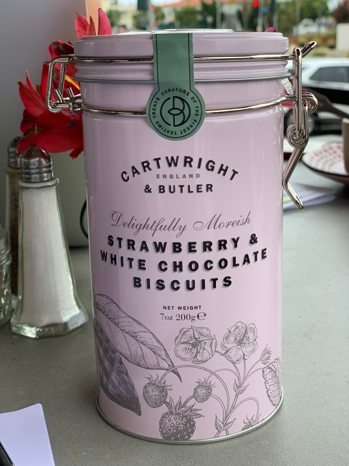 STRAWBERRY WHITE BISCUITS