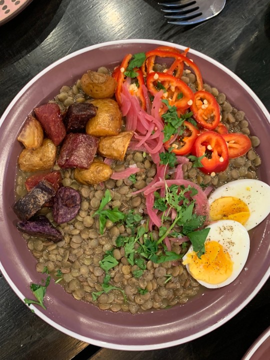 LENTIL & POTATO BOWL