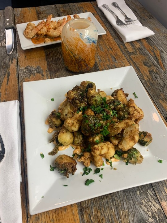 Fried Cauliflower & Brussels Sprouts