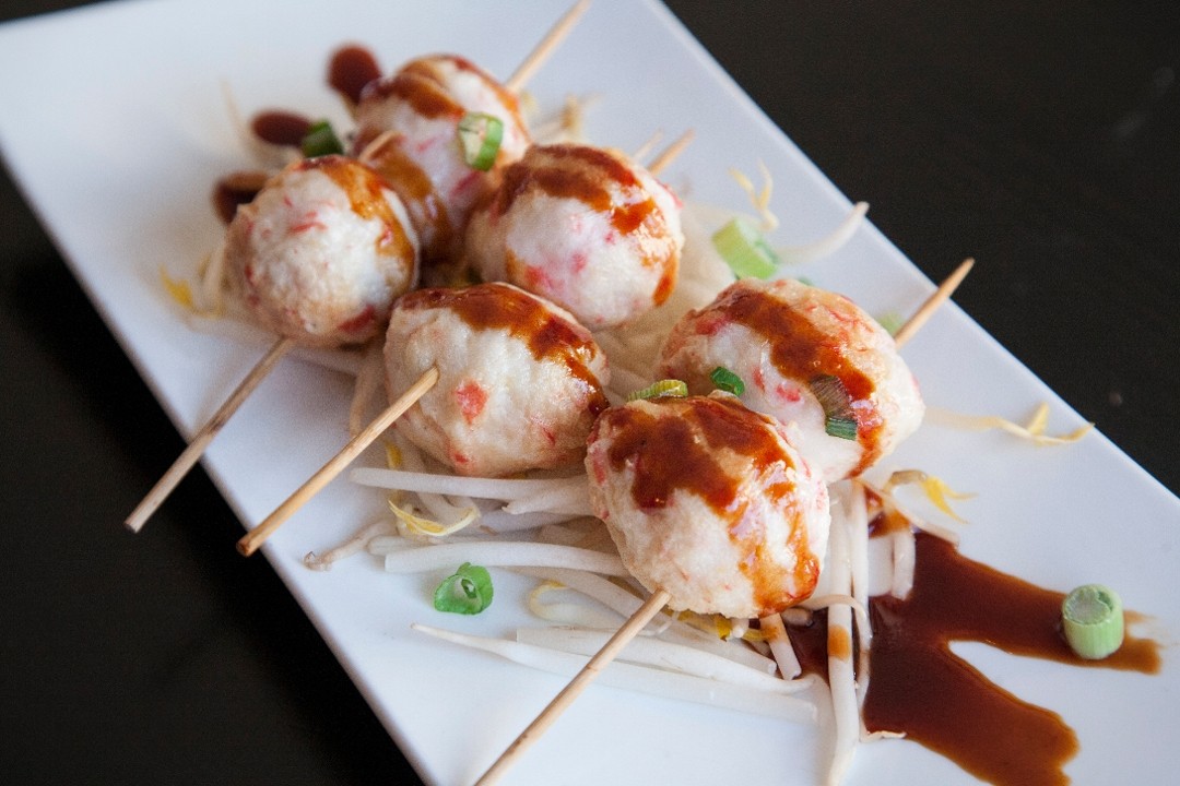 Grilled Fish Ball Skewers