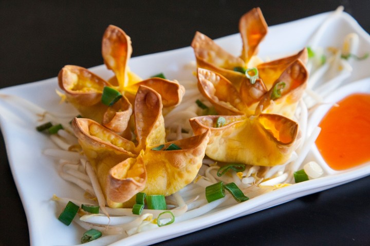 crab and chive rangoon