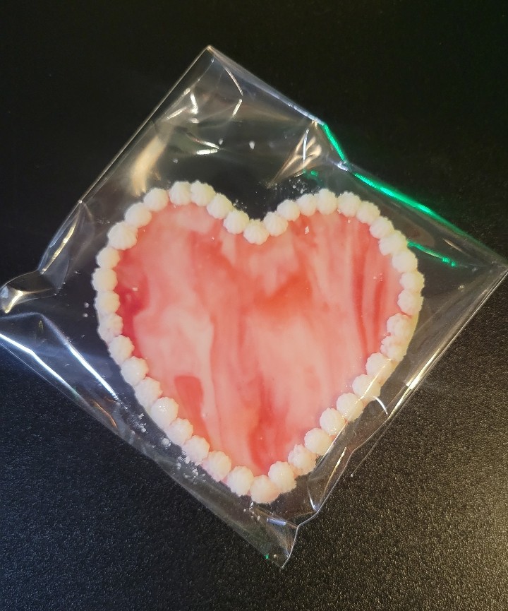 Valentine's Buttercream Heart Cookie