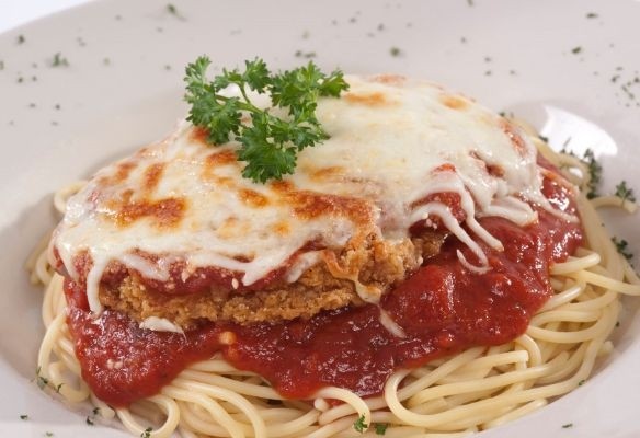 Pan of Chicken Parm