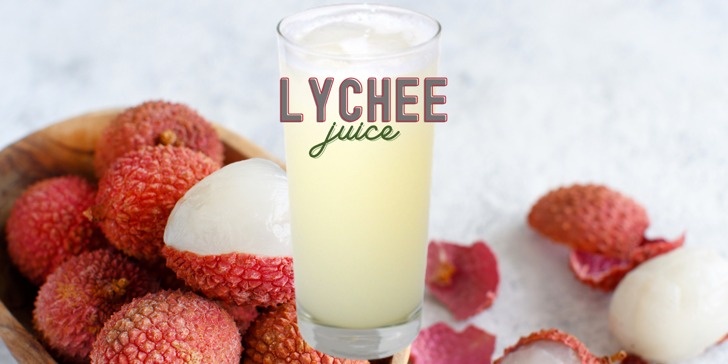 Lychee Juice (Caffeine Free) (24oz)