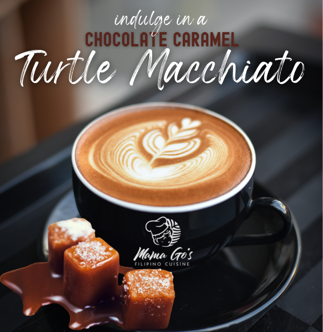 Hot Latte - Turtle Macchiato 16oz