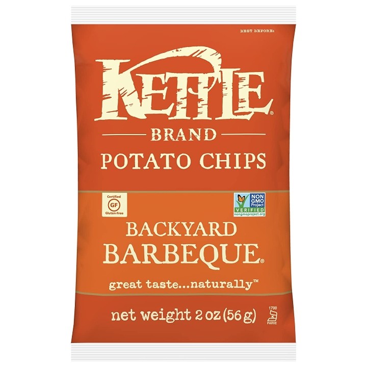 Kettle Brand Backyard BBQ Potato Chips 2oz Bag