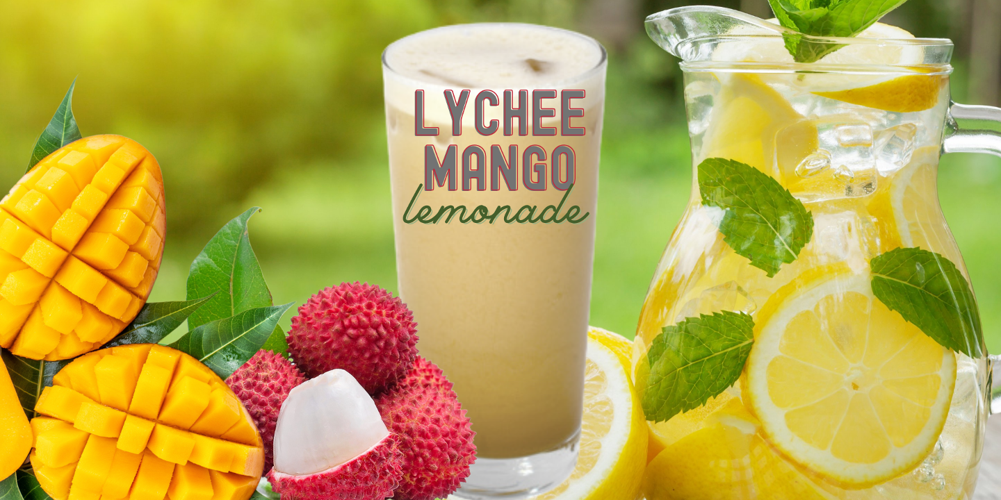 Lychee Mango Lemonade (Caffeine Free) (24oz)