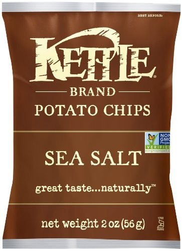 Kettle Brand Sea Salt Potato Chips 2oz Bag