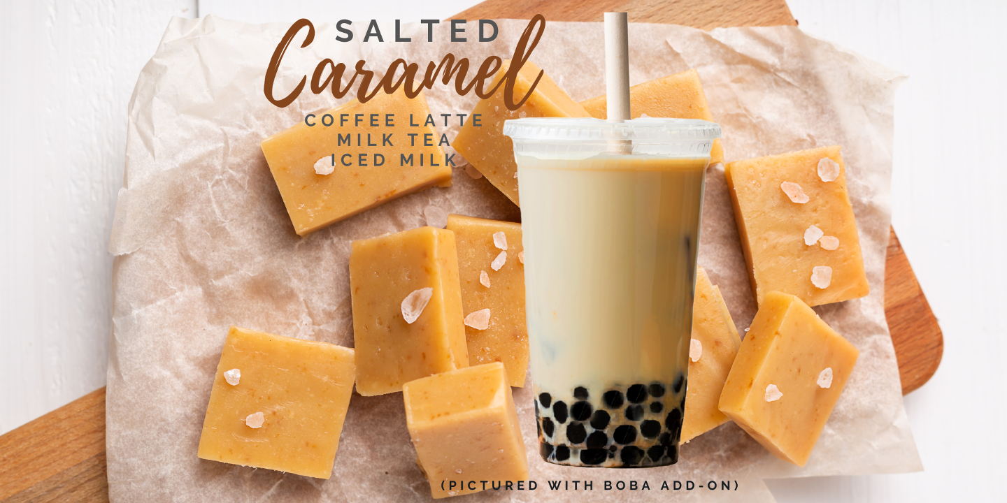 Salted Caramel Iced Milk (Caffeine Free) (24oz)