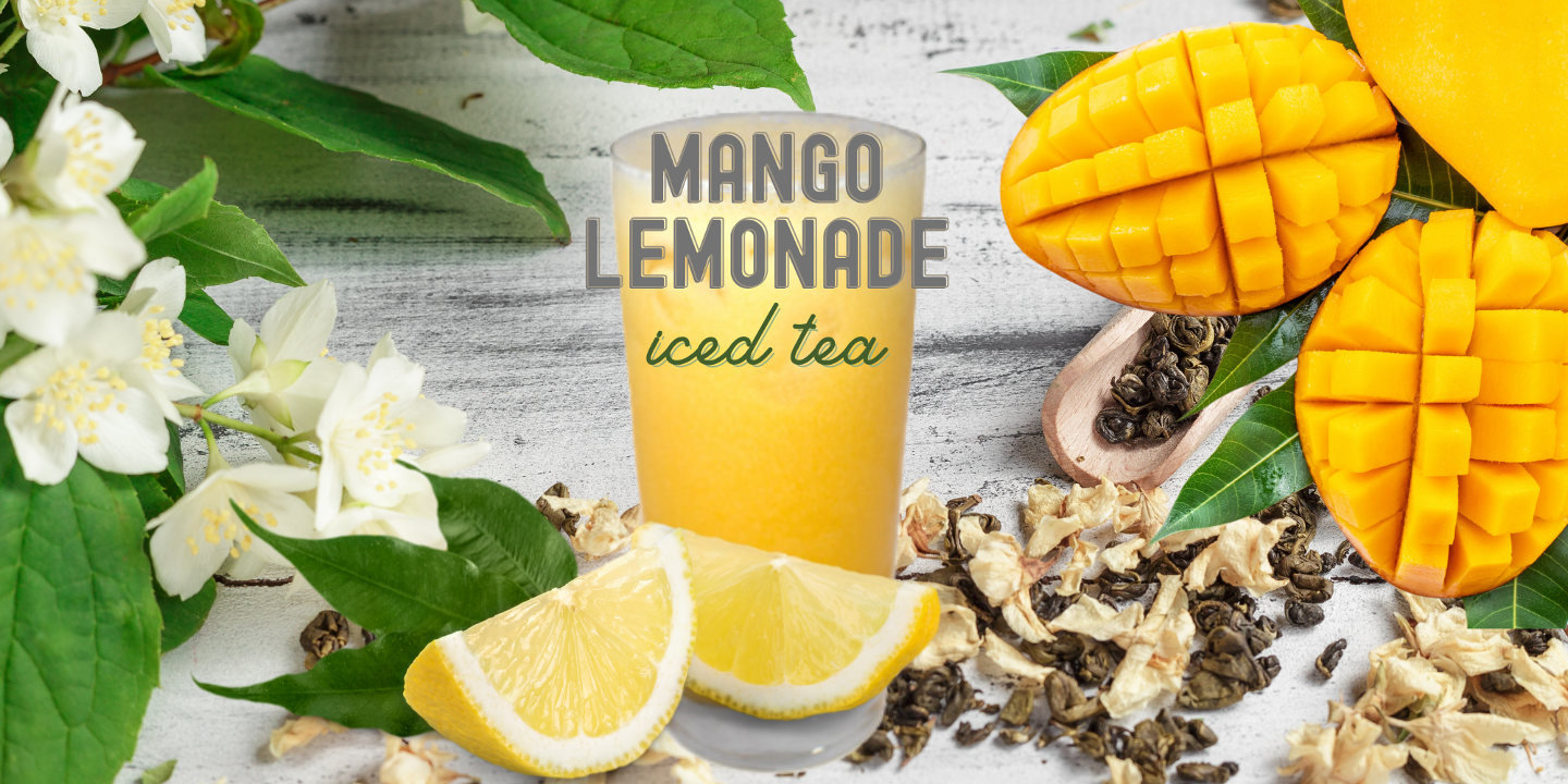 Mango Lemonade Iced Green Tea (24oz)