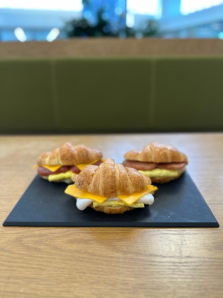 Turkey, Egg & Cheese Croissant Sandwich