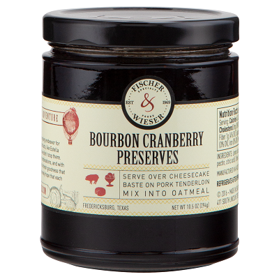 Bourbon Cranberry Preserves