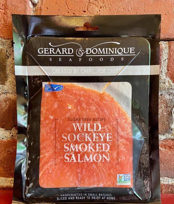 Gerard & Dominique Wild Sockeye Smoked Salmon (6 Oz)