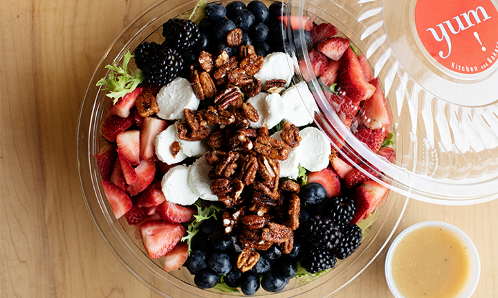 small mixed berry salad  (feeds 4-6)
