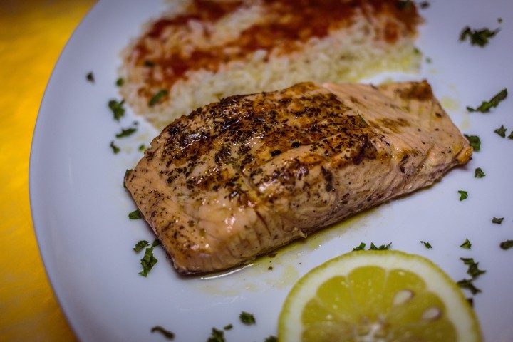 Broiled Salmon