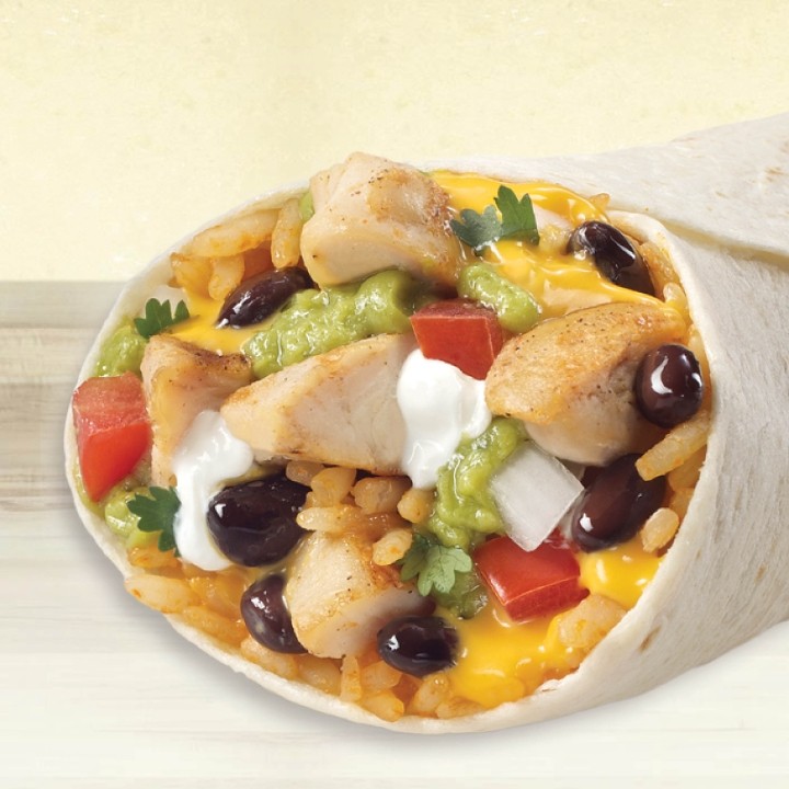 Chicken Black Bean Burrito