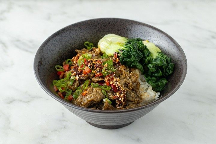 Vegetarian Beef Over Rice (素牛饭)